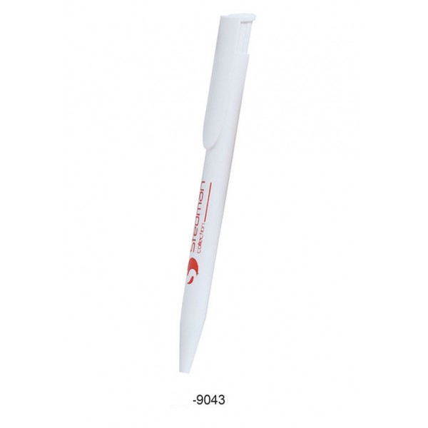 sp plastic pen with colour white